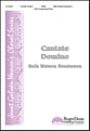 Cantate Domino SSAA choral sheet music cover